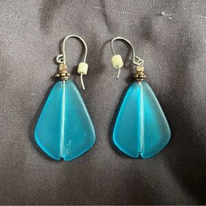 Elegant Blue Drop Earrings